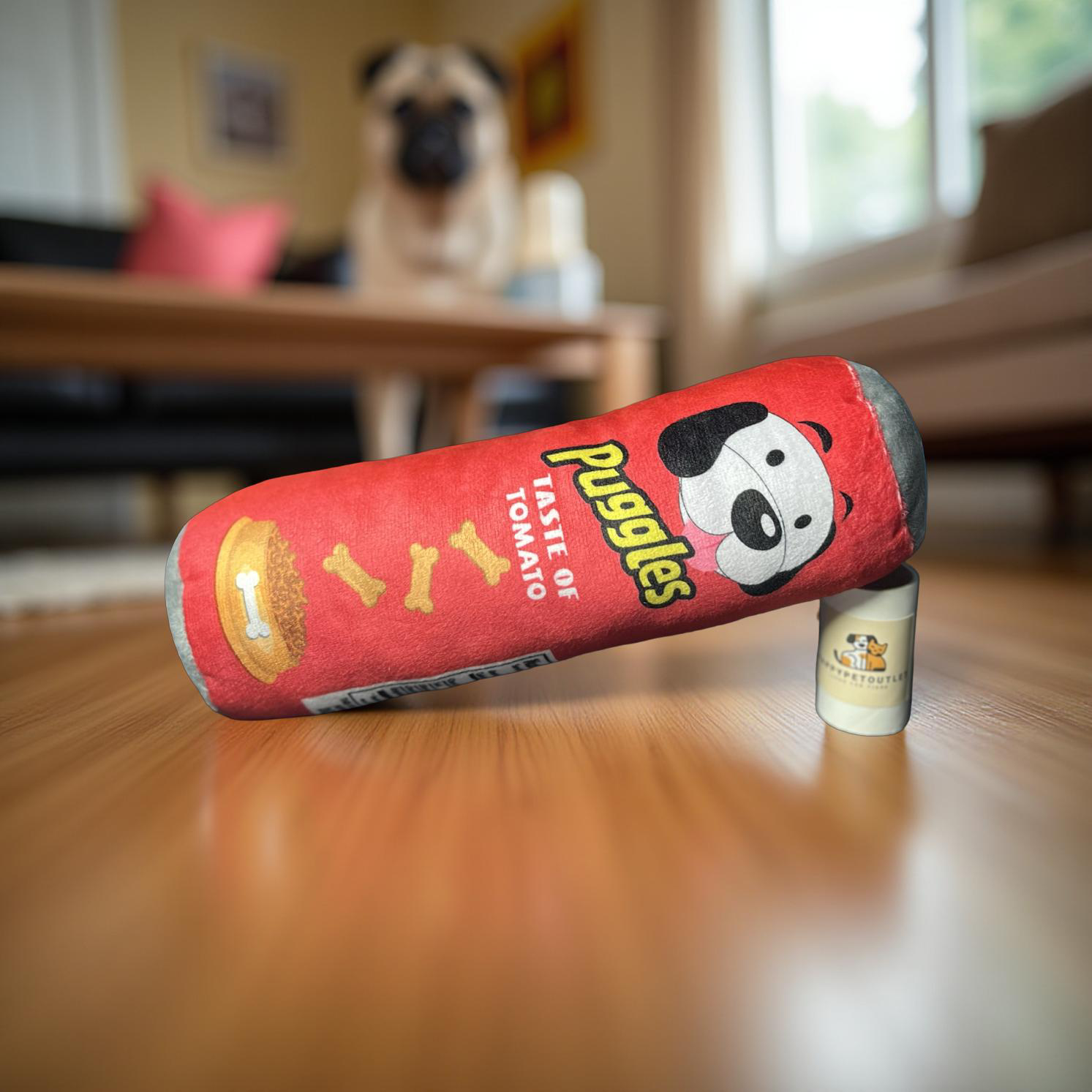 Puggles Chips-Rolle Plüschtier